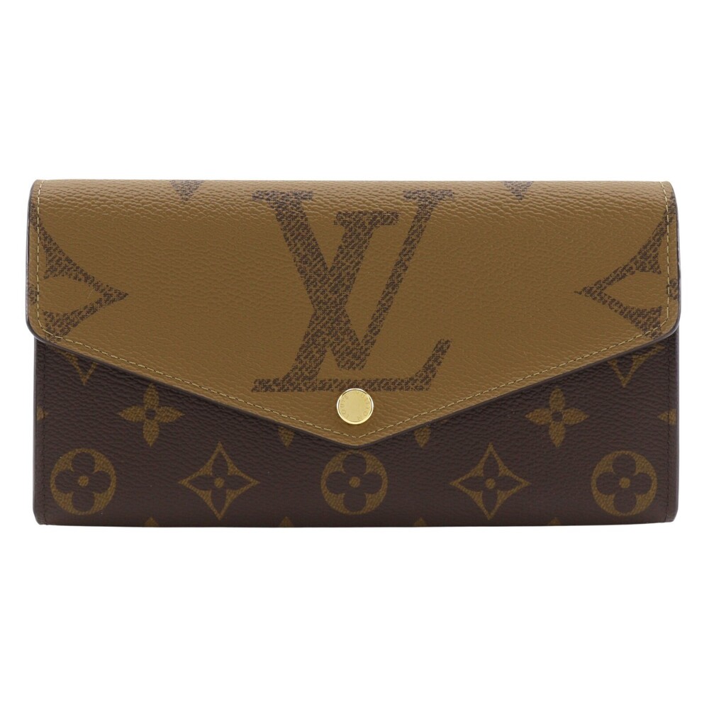 Louis Vuitton Sarah Wallet NM Reverse Monogram Giant and Monogram Canvas